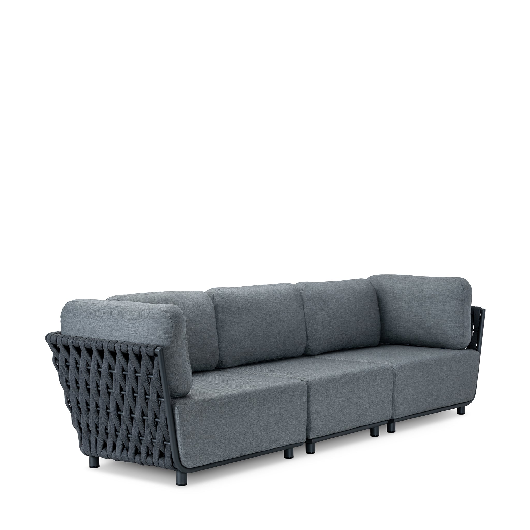 that's living outdoor hug - large 3-seat sofa outdoor sofas & sectionals