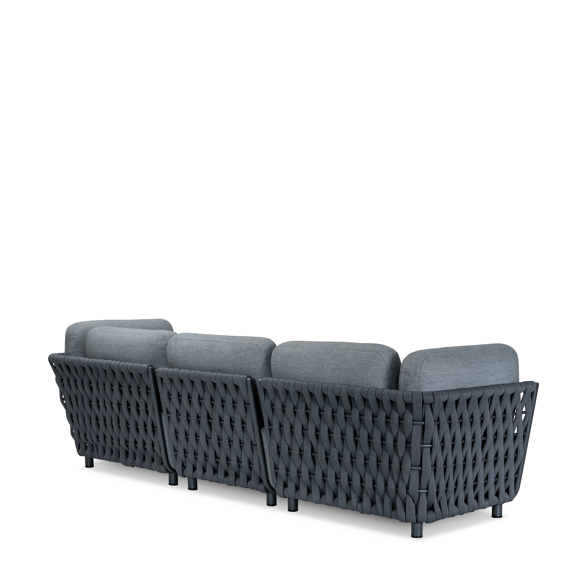that's living outdoor hug - large 3-seat sofa outdoor sofas & sectionals