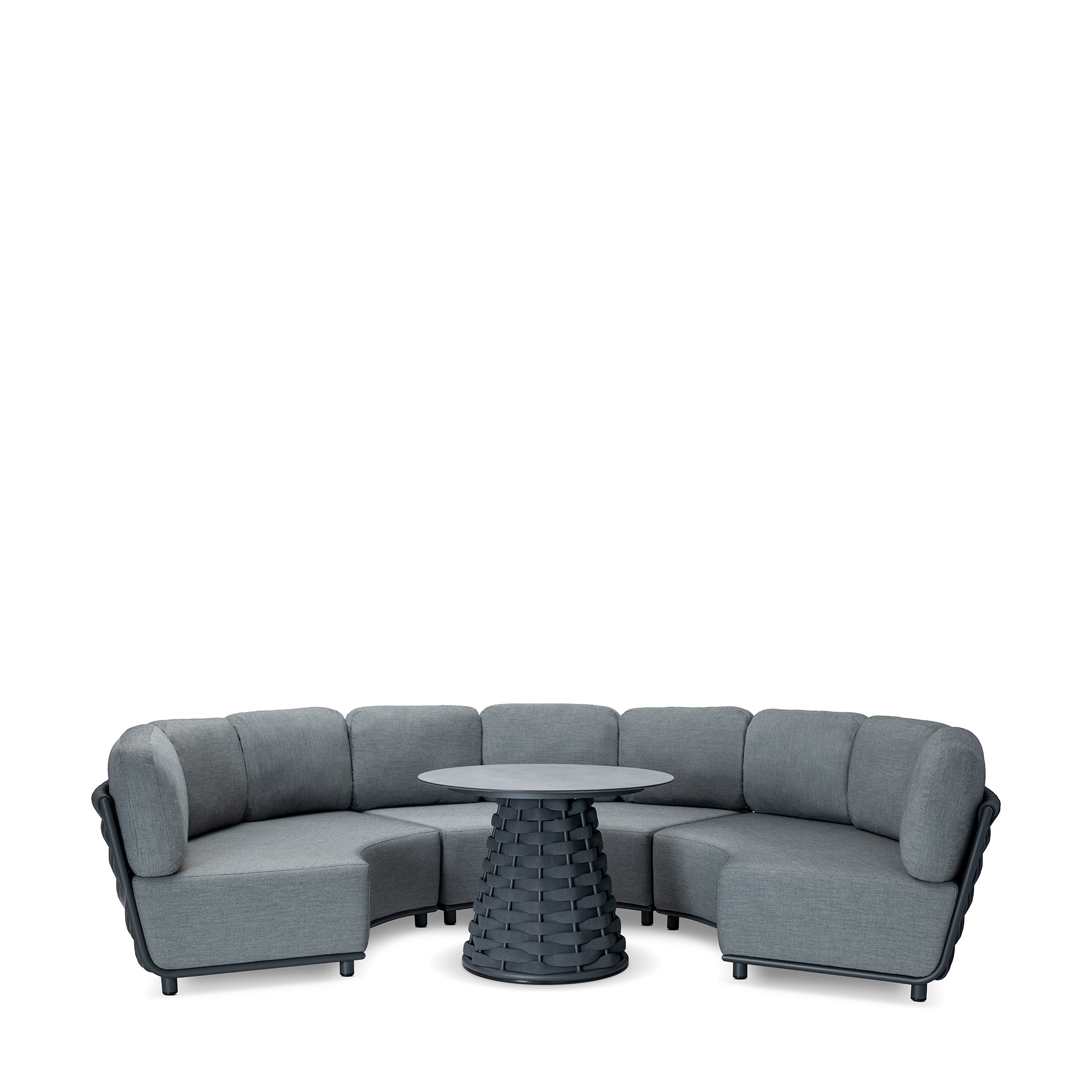 that's living outdoor hug round sofa outdoor sofas & sectionals