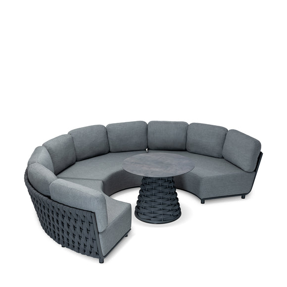 that's living outdoor hug round sofa outdoor sofas & sectionals