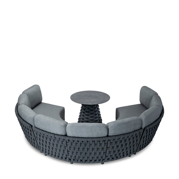that's living outdoor hug round sofa outdoor sofas & sectionals