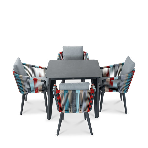 that's living outdoor diva square dining table set outdoor dining sets 