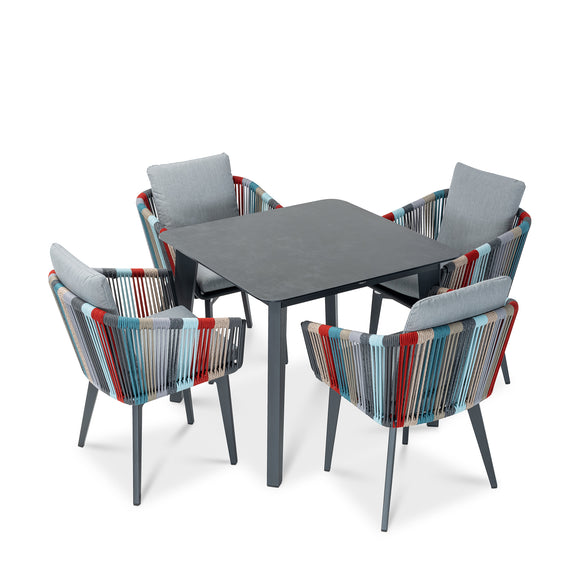 that's living outdoor diva square dining table set outdoor dining sets 