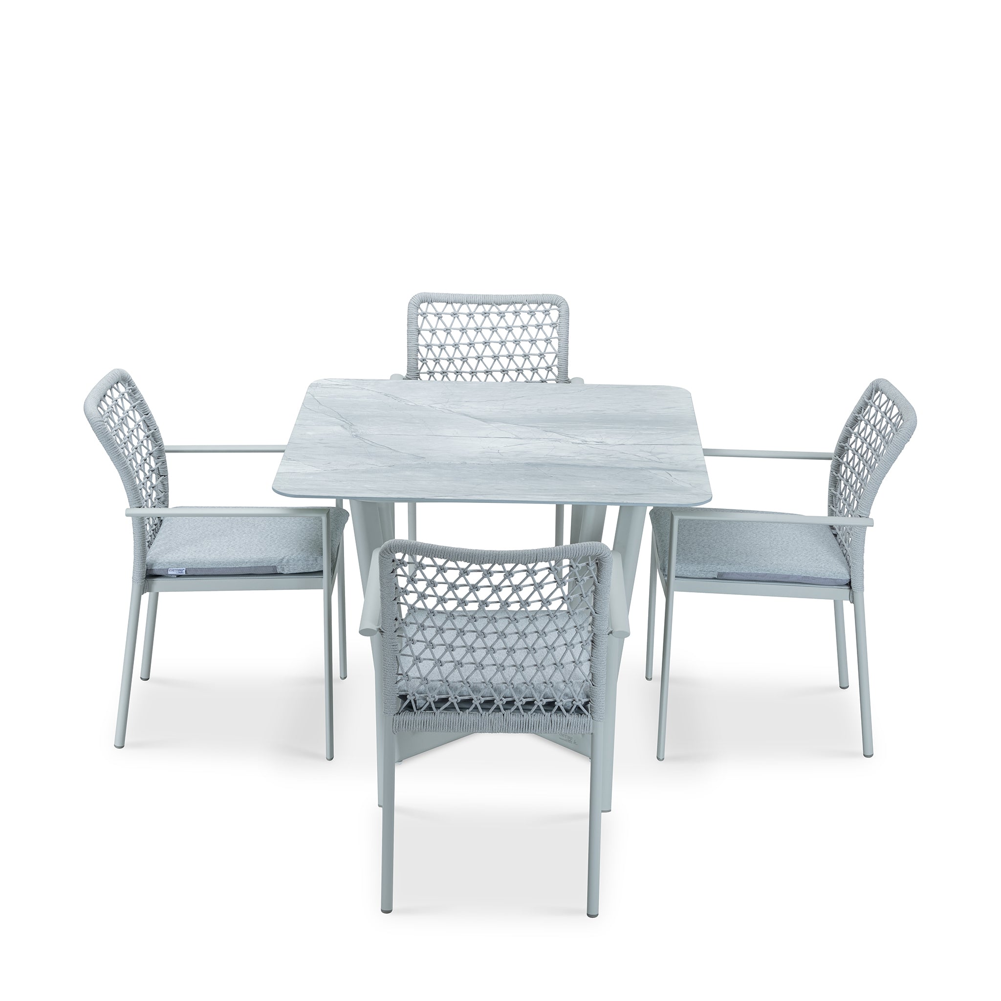 that's living outdoor club grey square dining set outdoor dining sets 