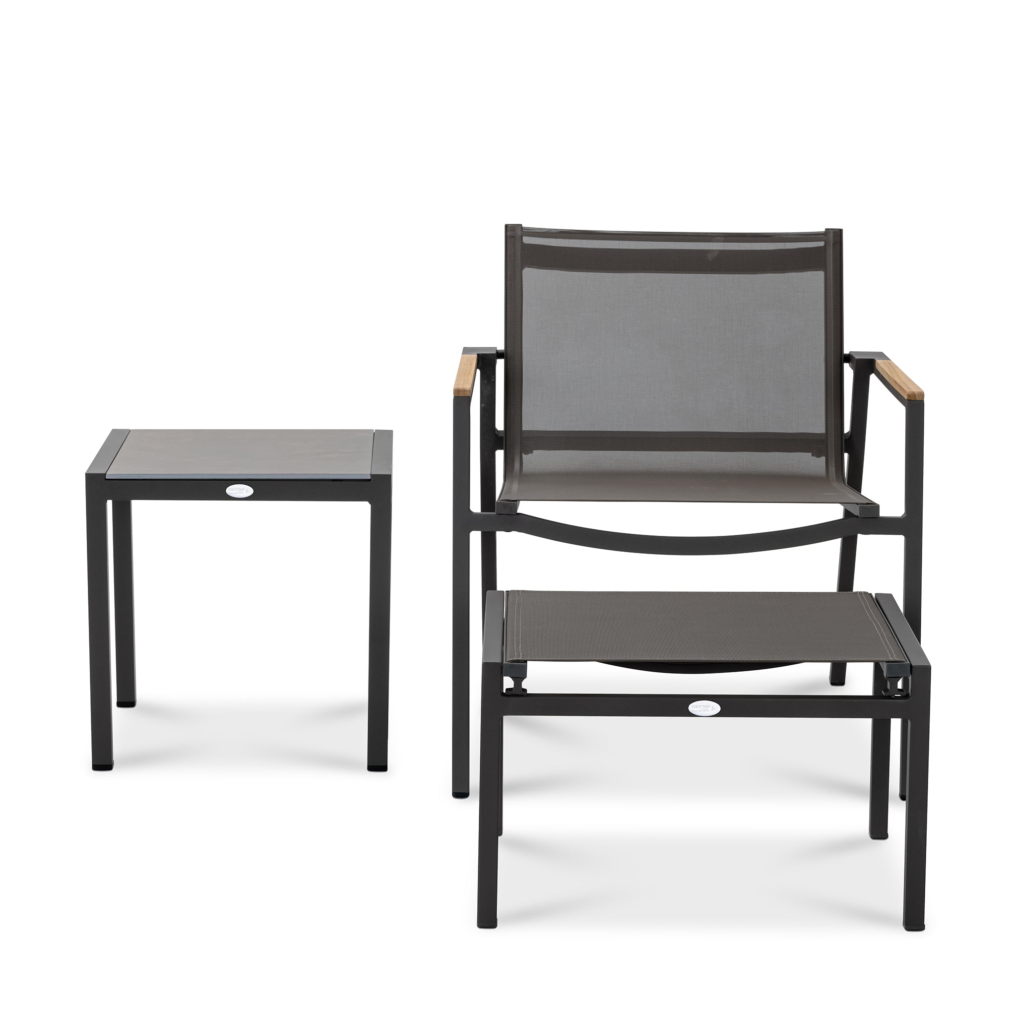 that's living outdoor ella taupe relaxing chair set outdoor lounge chairs 