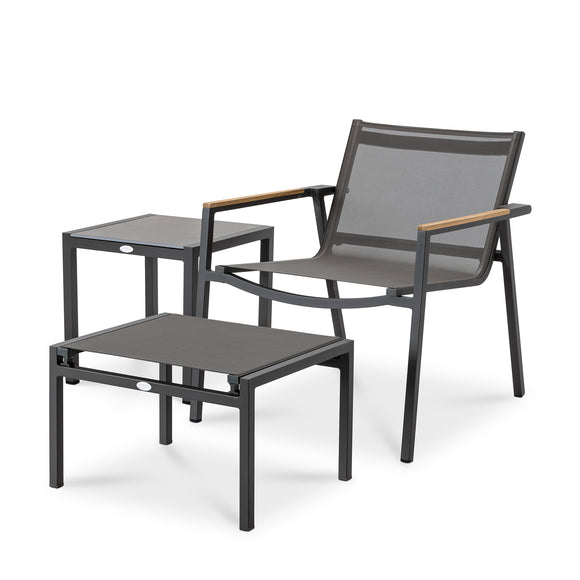 that's living outdoor ella taupe relaxing chair set outdoor lounge chairs