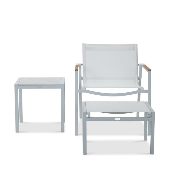 that's living outdoor ella white relaxing chair set outdoor lounge chairs
