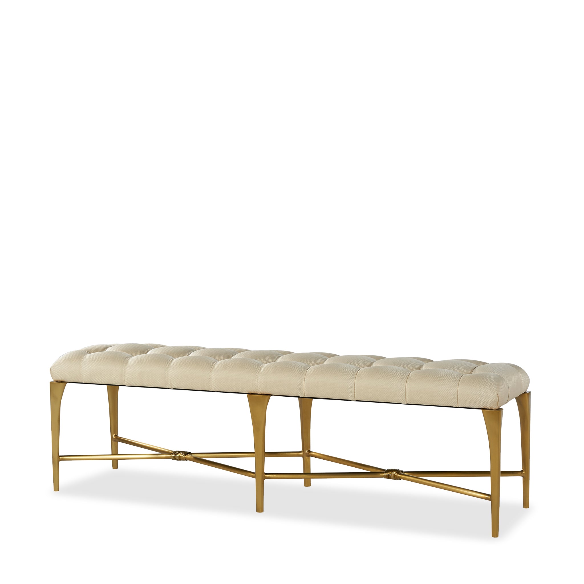 theodore alexander banquette tuft keno bench benches 