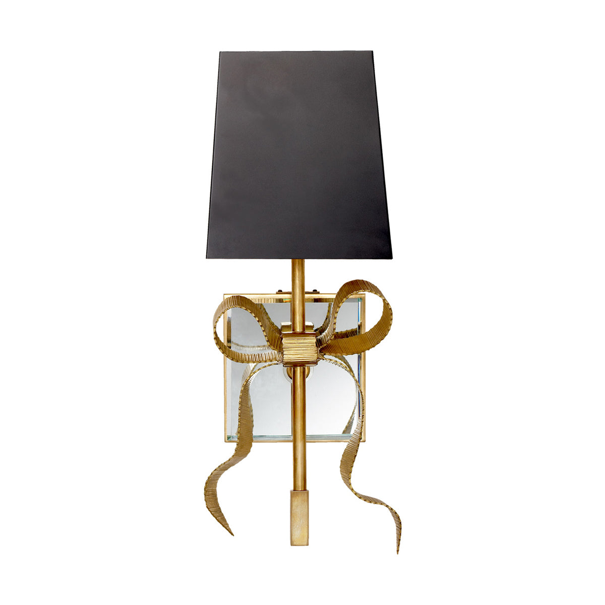 visual comfort ellery gros-grain bow small sconce wall sconce