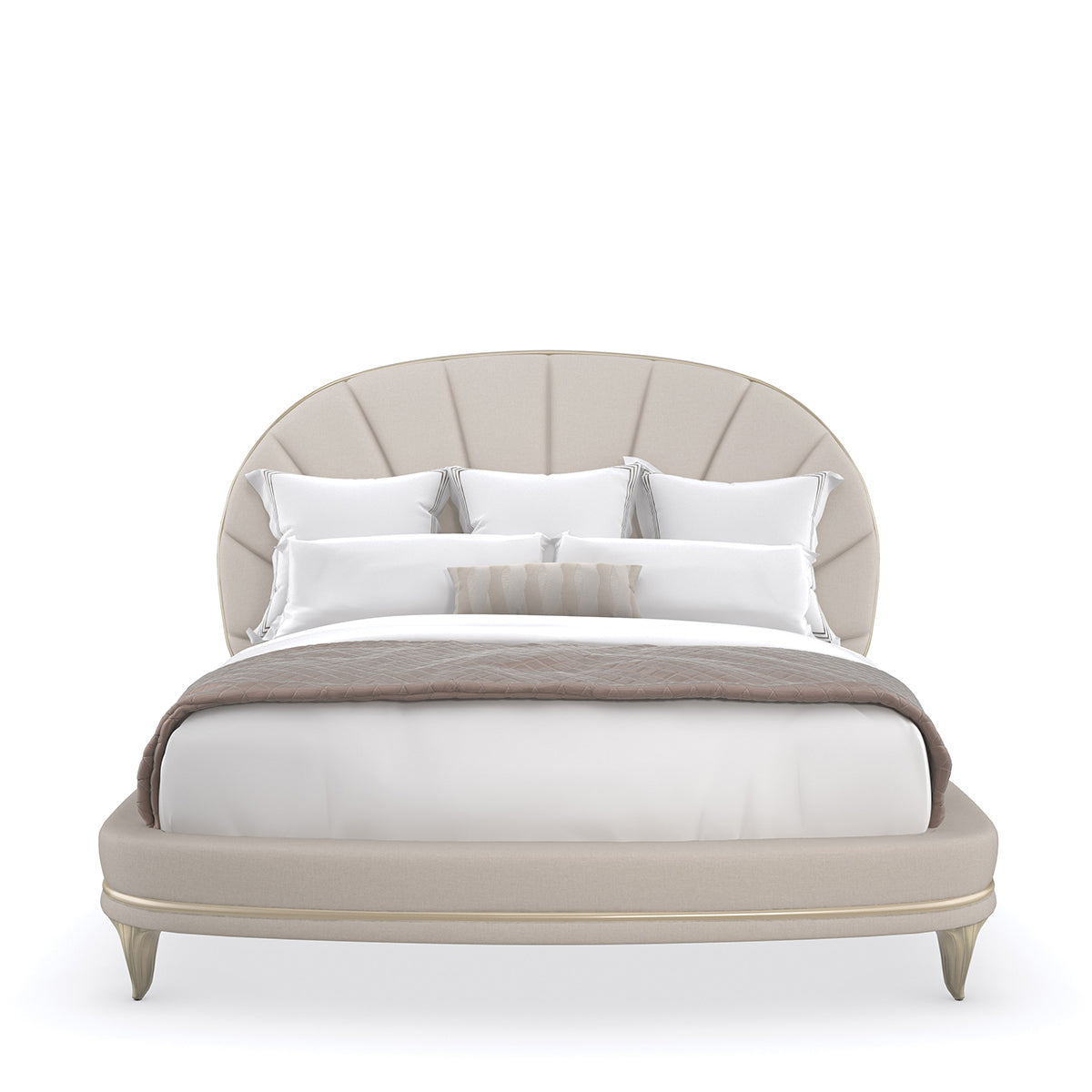caracole upholstered bed king beds