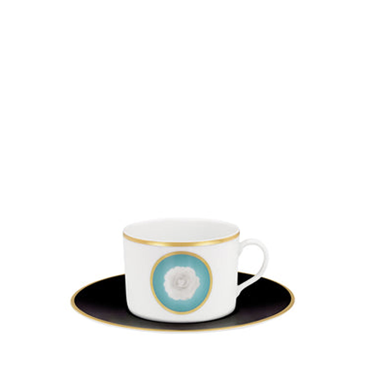 porcel myth tea cup and saucer 23cl tea & coffee