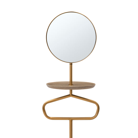 that's living oregon greige oak vanity stand mirrors