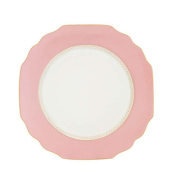 porcel pink georgian dinner plate 27cm plates