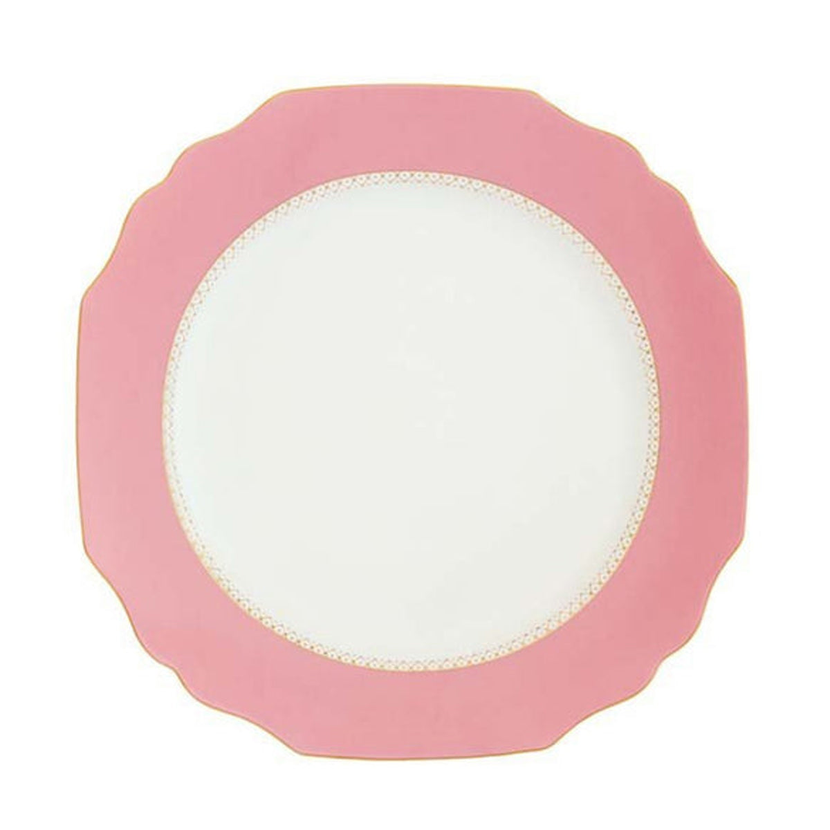 porcel pink georgian service plate 30cm plates
