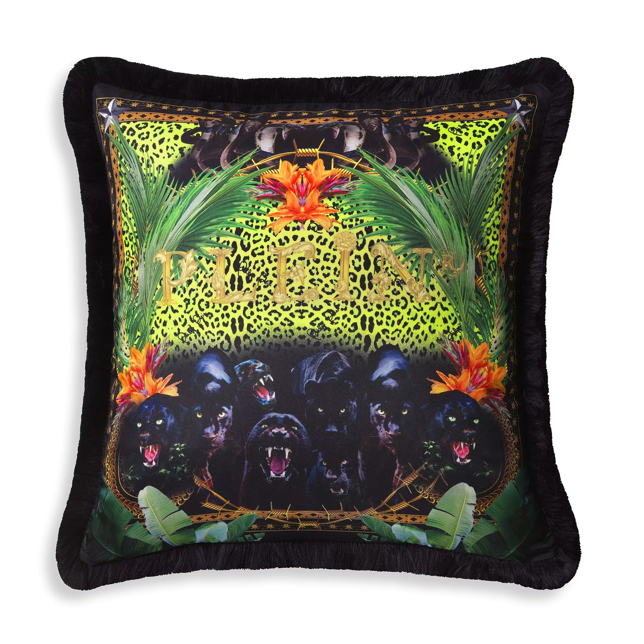 eichholtz cushion silk jungle decorative pillows & cushions