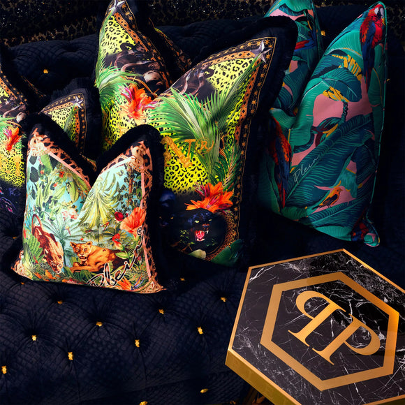 eichholtz cushion silk jungle decorative pillows & cushions