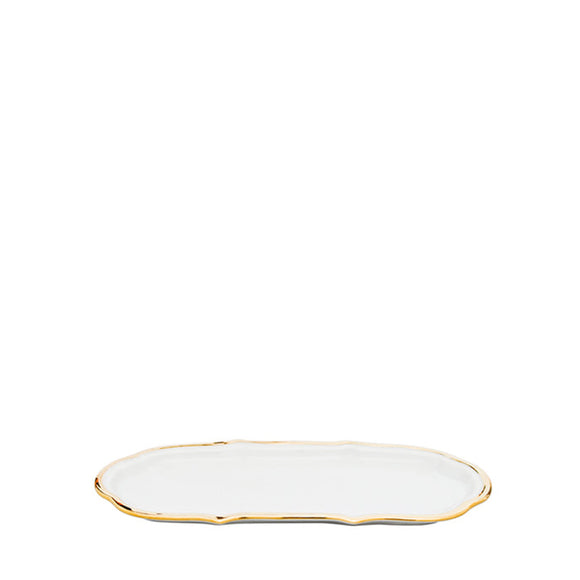 porcel premium gold sandwich tray 28cm serving trays & stands