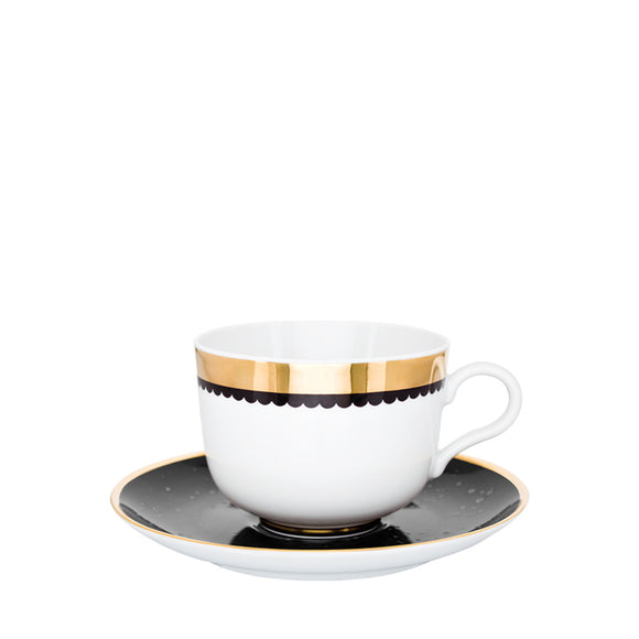 porcel saturn tea and saucer cup 26cl tea & coffee