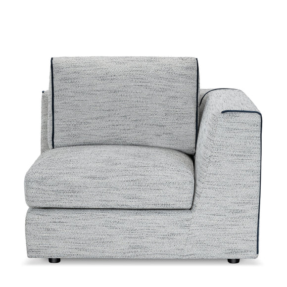 that's living streamliner chenille 7-pc left sectional sofa sectionals