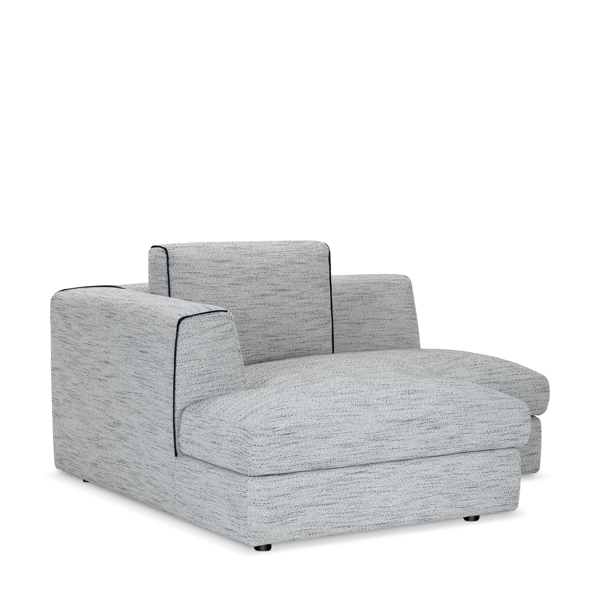 that's living streamliner chenille 7-pc left sectional sofa sectionals