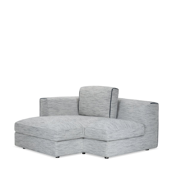 that's living streamliner chenille 7-pc left sectional sofa sectionals