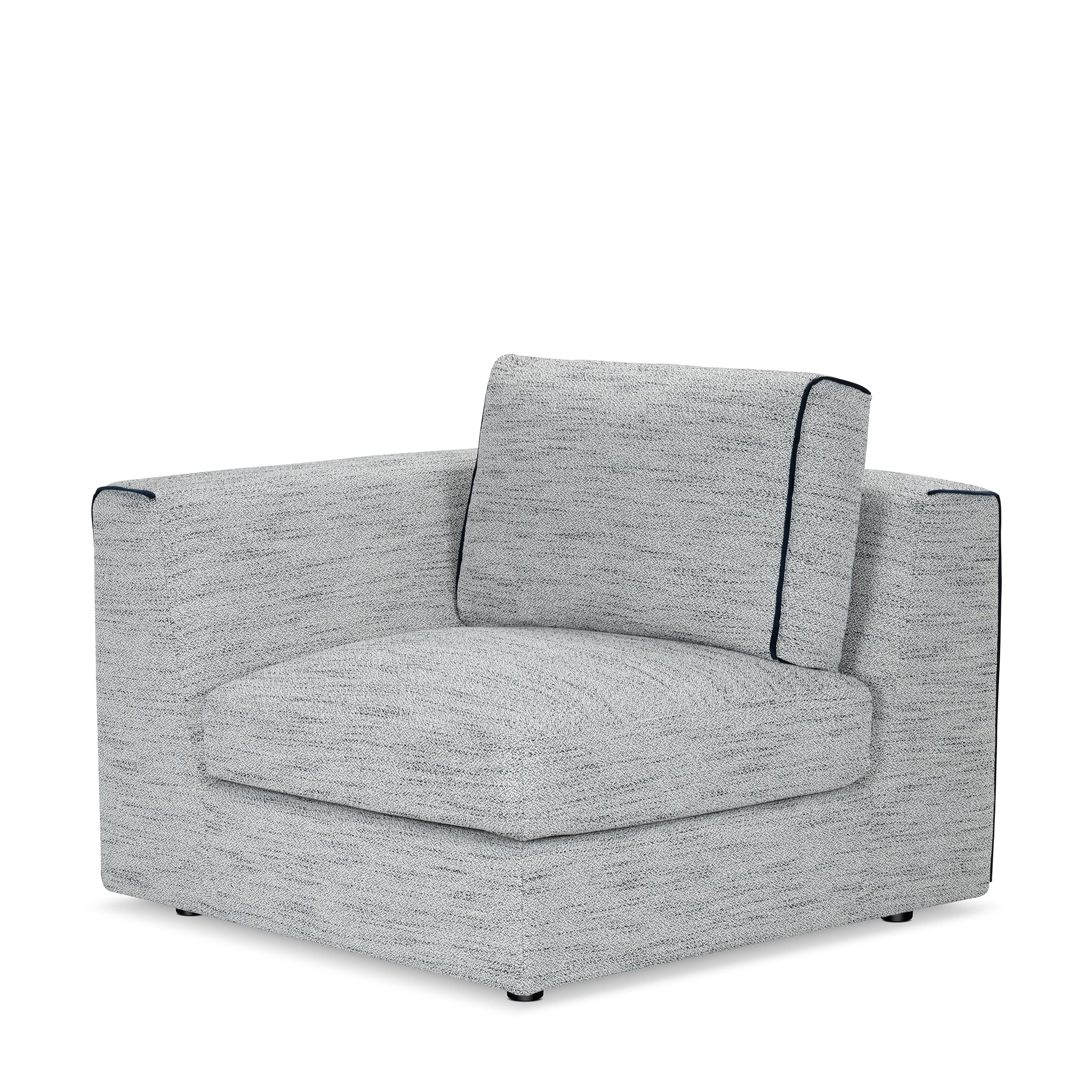 that's living streamliner chenille 7-pc right sectional sofa sectionals