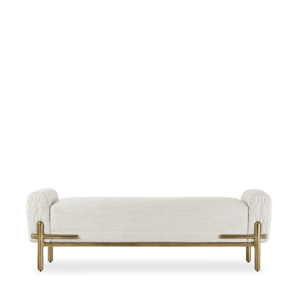theodore alexander iconic upholstered bench benches 