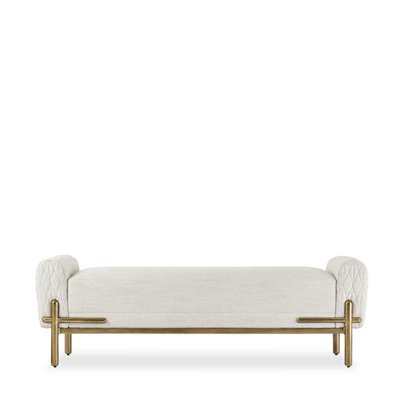 theodore alexander iconic upholstered bench benches