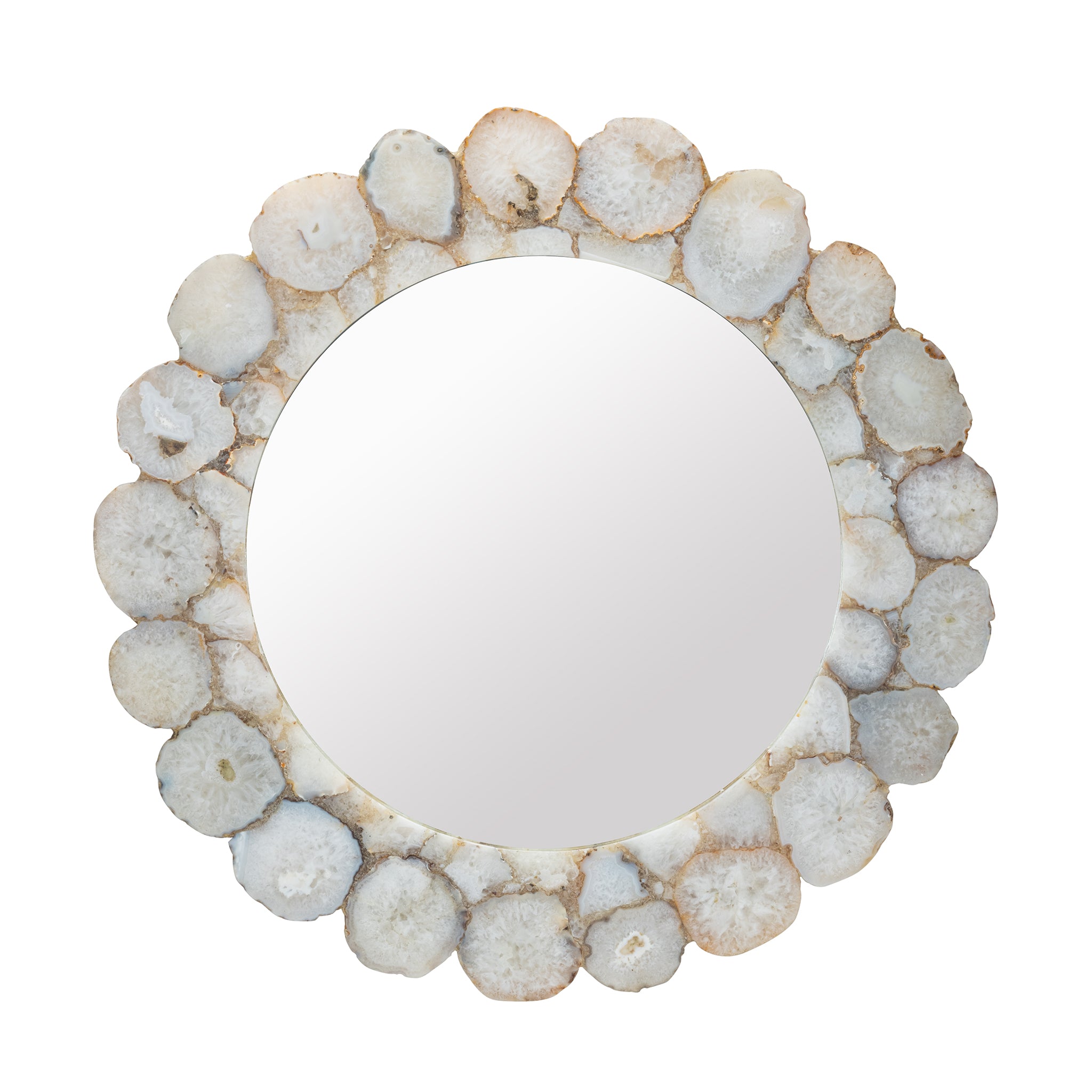 that's living white agate mirror frame mirrors