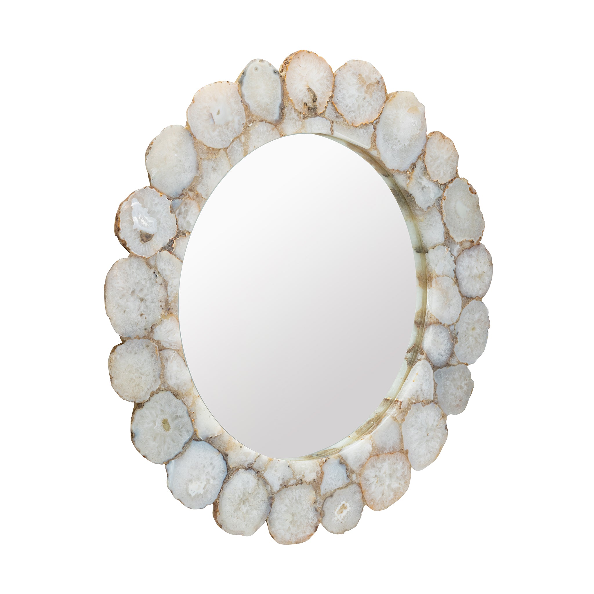 that's living white agate mirror frame mirrors