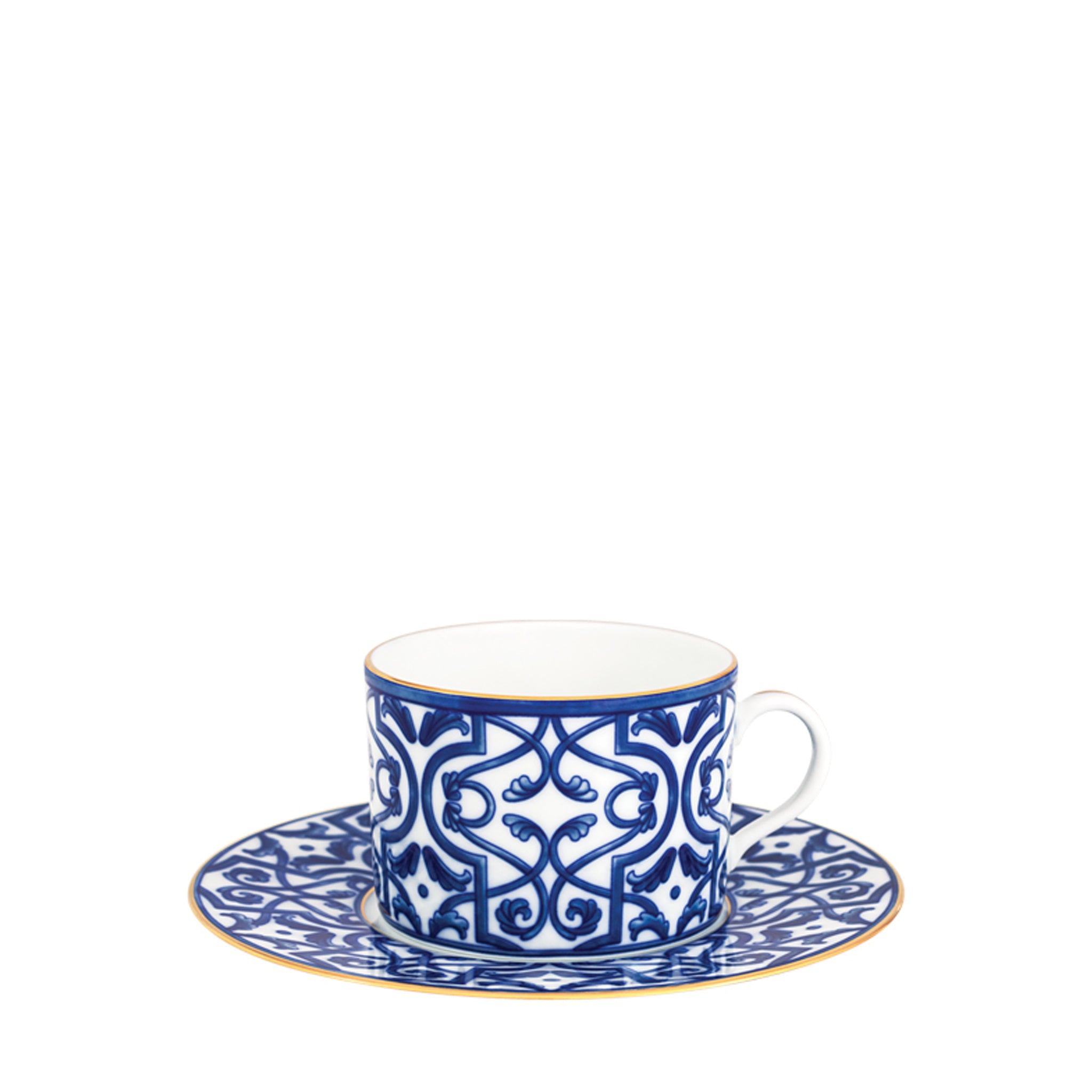 porcel blue legacy myth new tea cup and saucer 21cl tea & coffee 