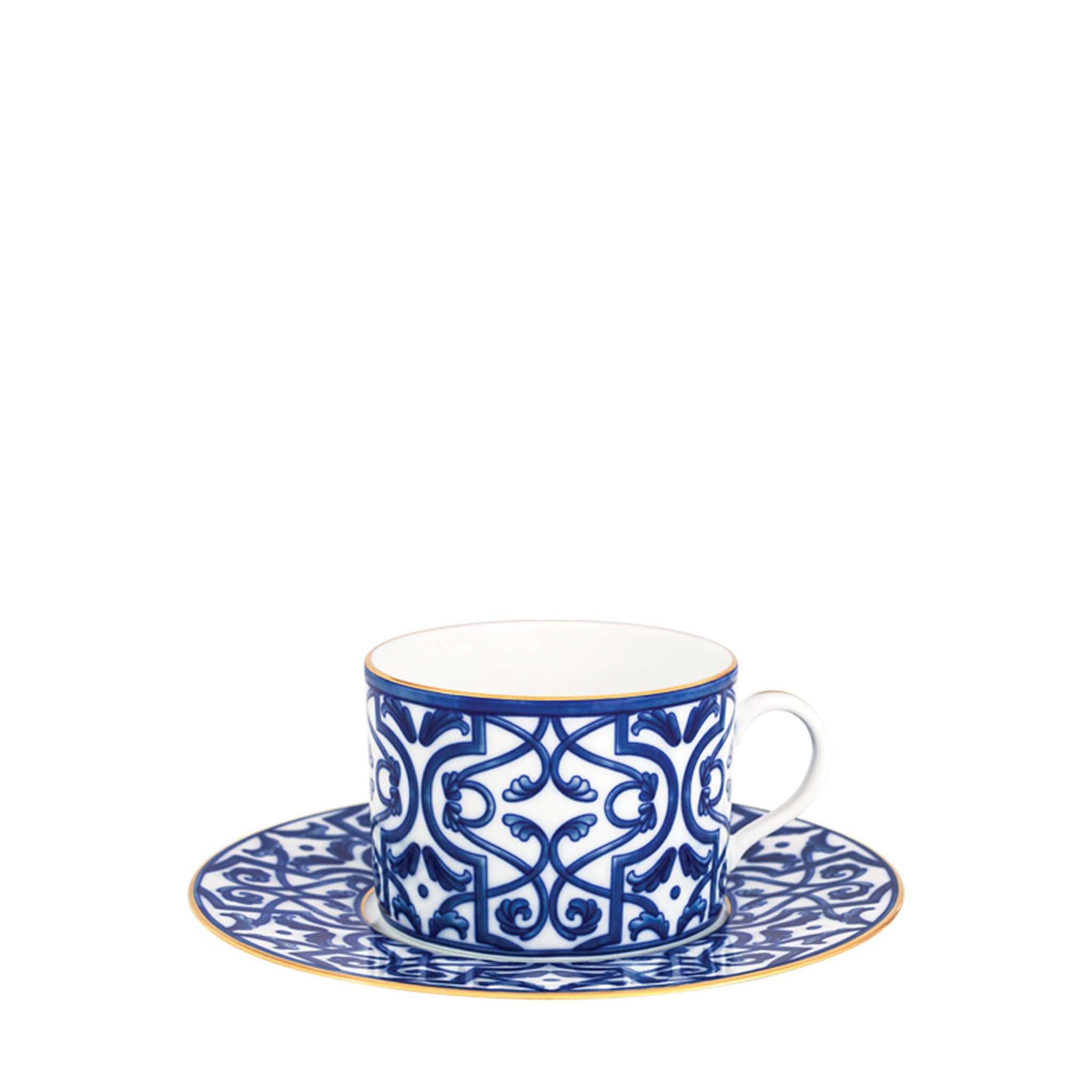 porcel blue legacy myth new tea cup and saucer 21cl tea & coffee