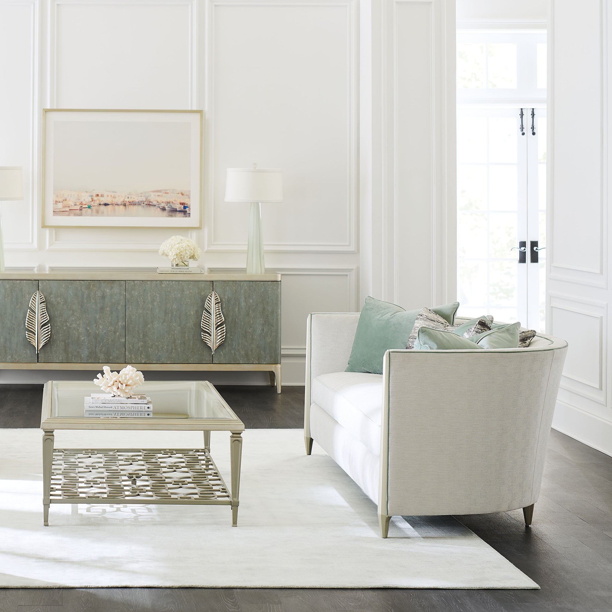 caracole piping hot loveseats & sofas