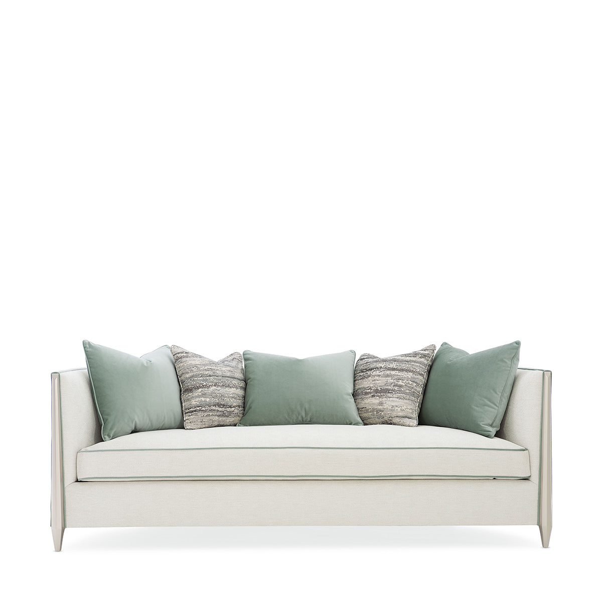 caracole piping hot loveseats & sofas