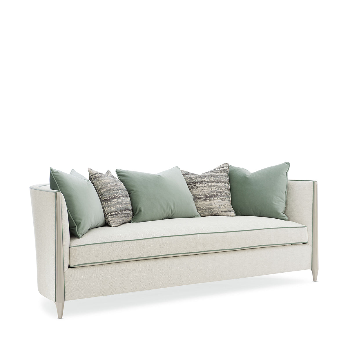 caracole piping hot loveseats & sofas