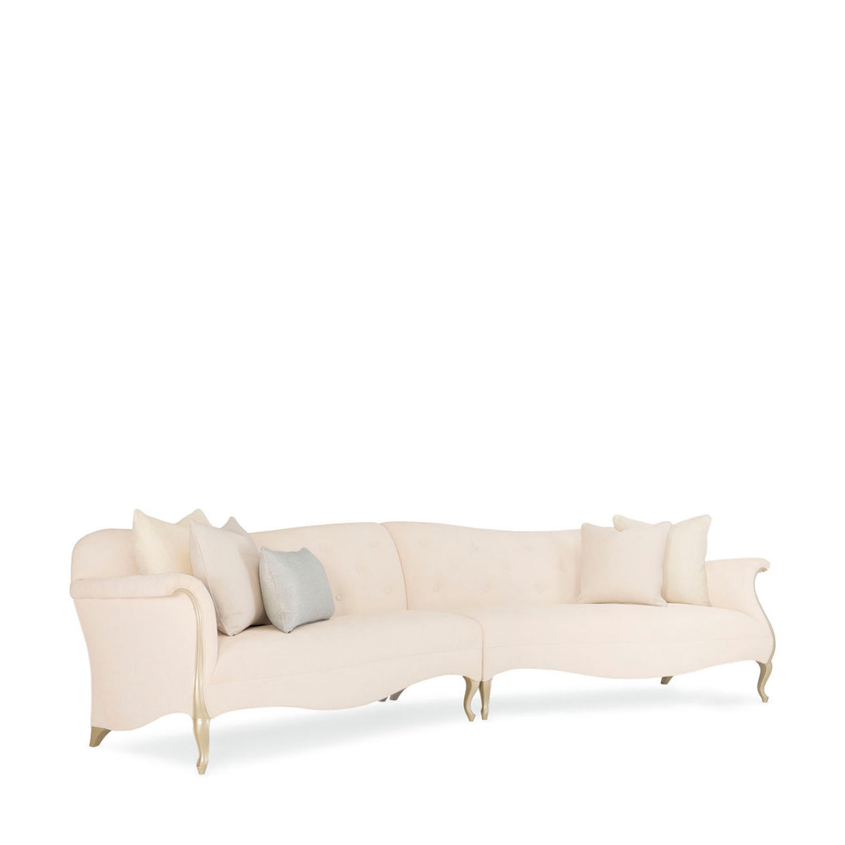 caracole two to tango laf & raf loveseat loveseats & sofas