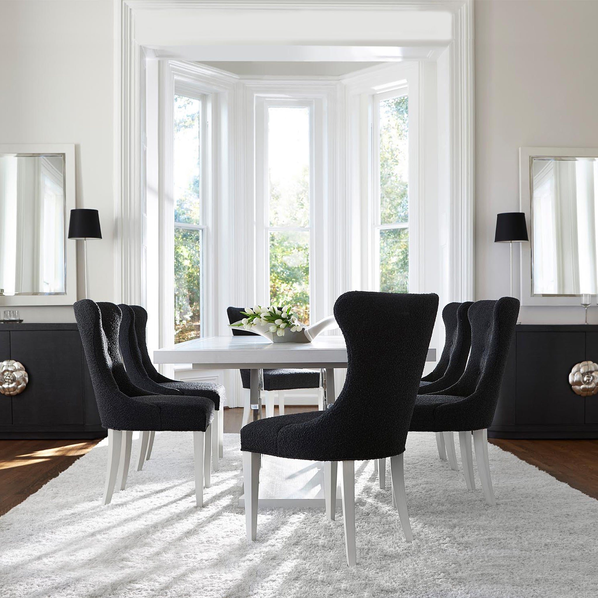 bernhardt silhouette side chair dining chairs