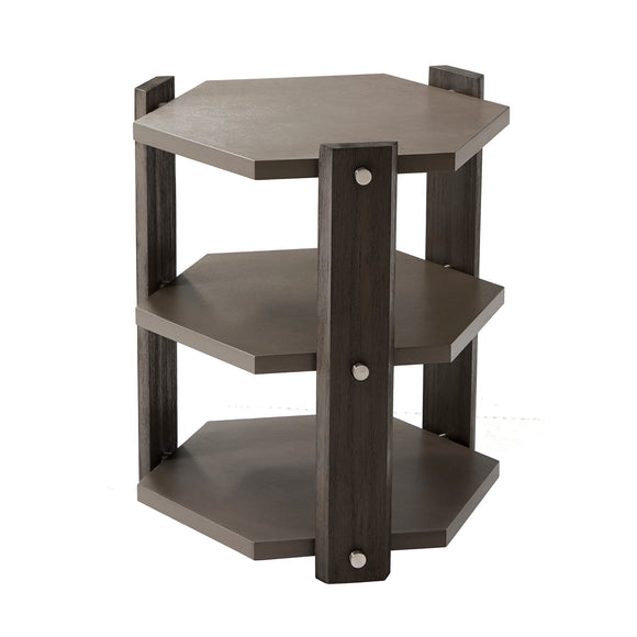 theodore alexander theory hexagonal side table end tables 
