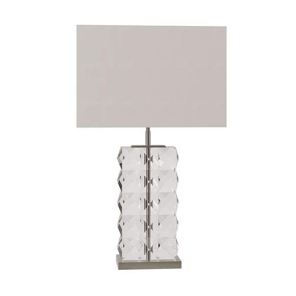 that's living glaring grande crystal table lamp
clear nickel table lamps 