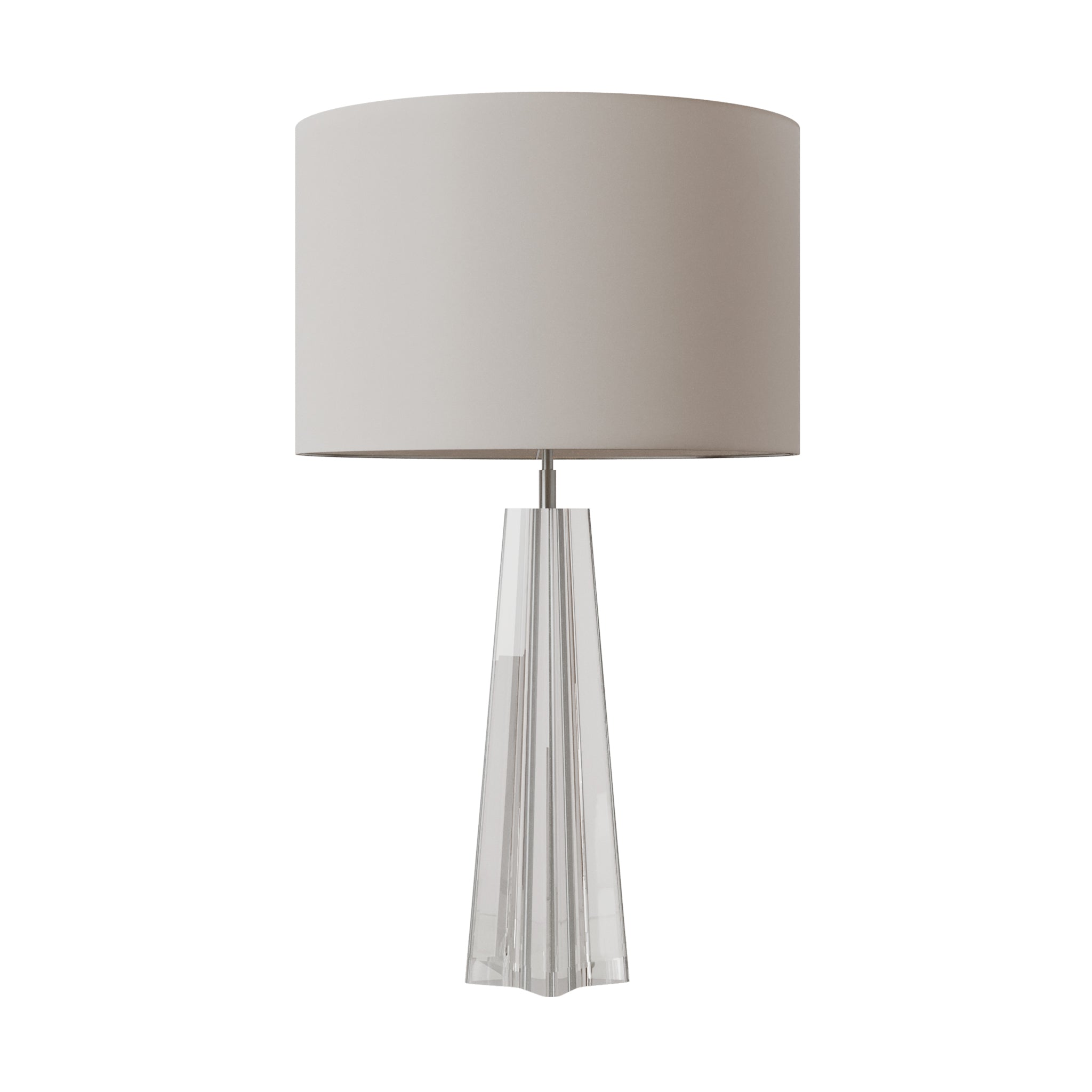 that's living conical crystal table lamp with four-sided slotted table lamps 