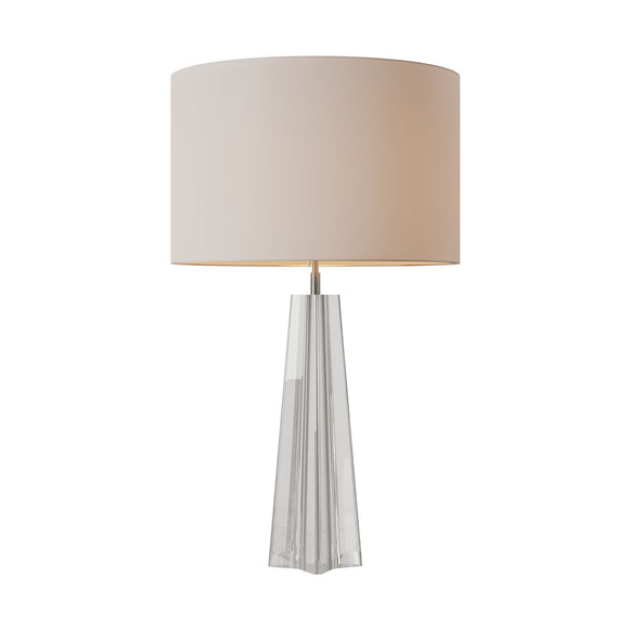 that's living conical crystal table lamp with four-sided slotted table lamps 