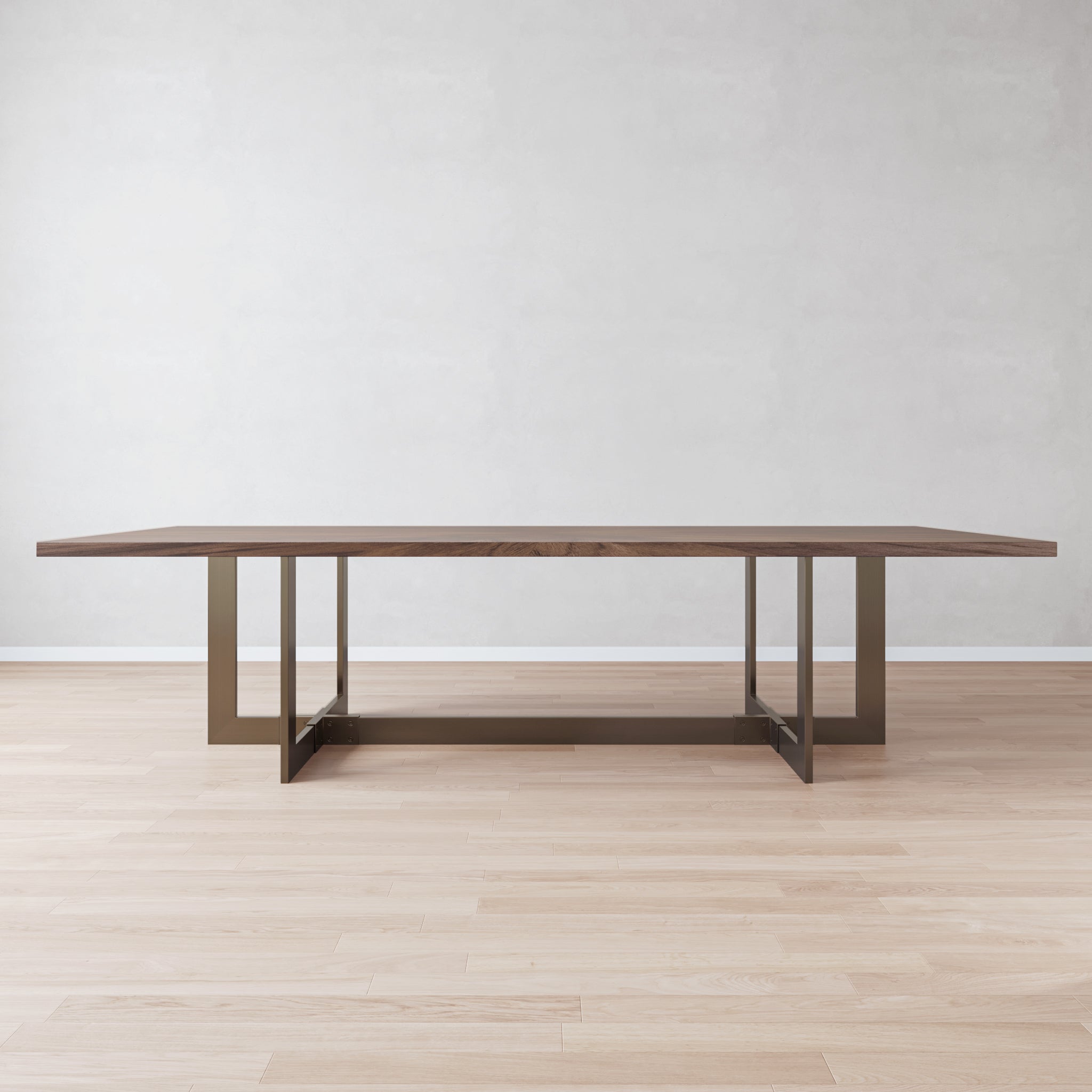 that's living monteiro walnut rectangular dining table dining tables 