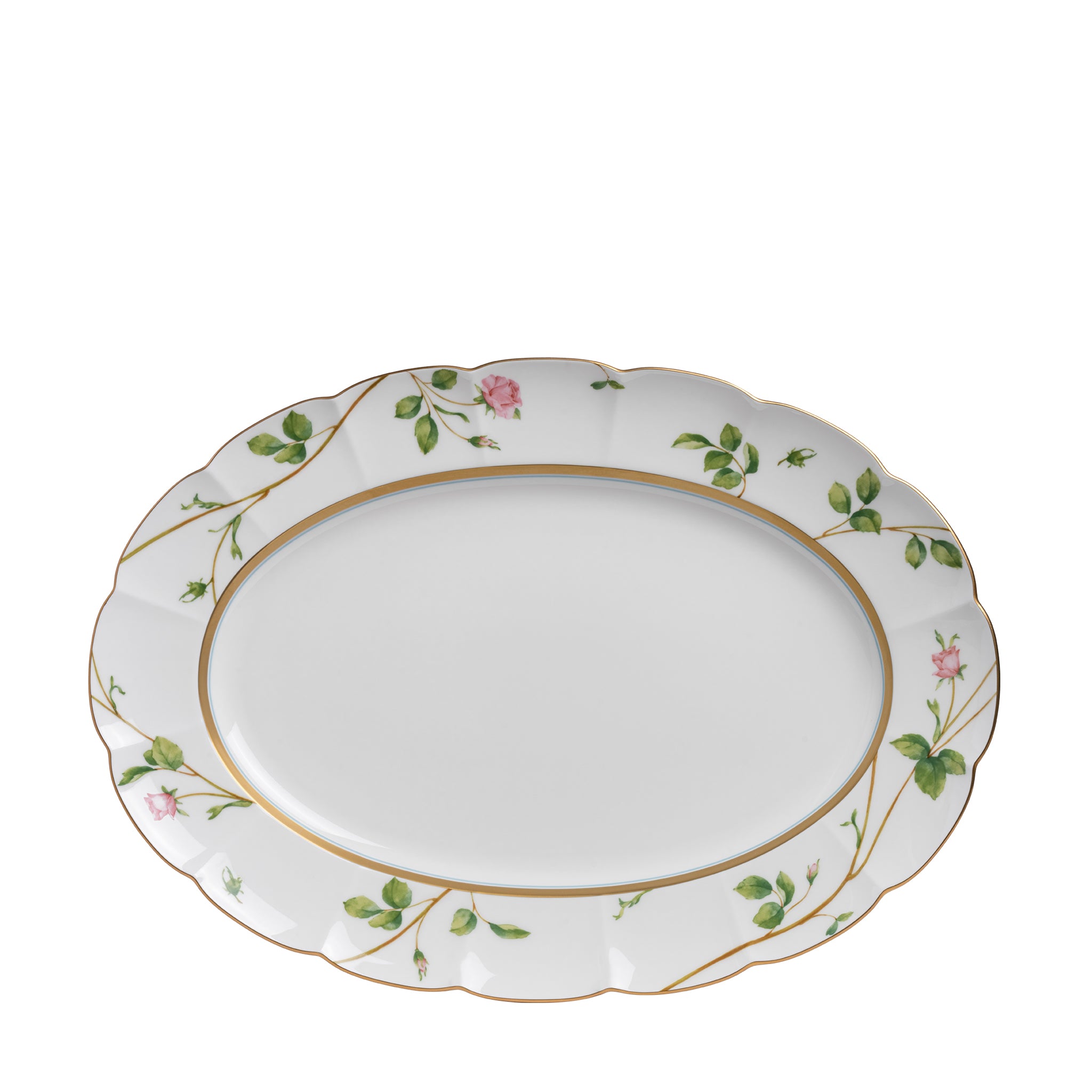 narumi blooming rosy lane  41cm oval platter serving platters 