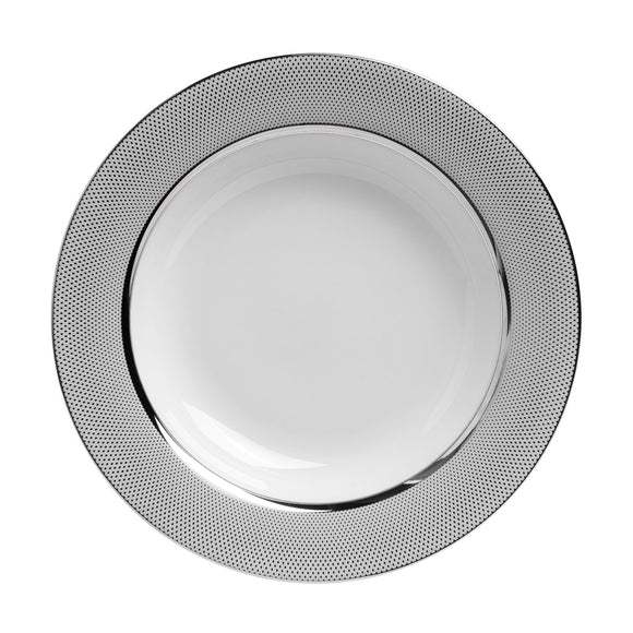 narumi platinum diamond 23cm rim soup plate plates 