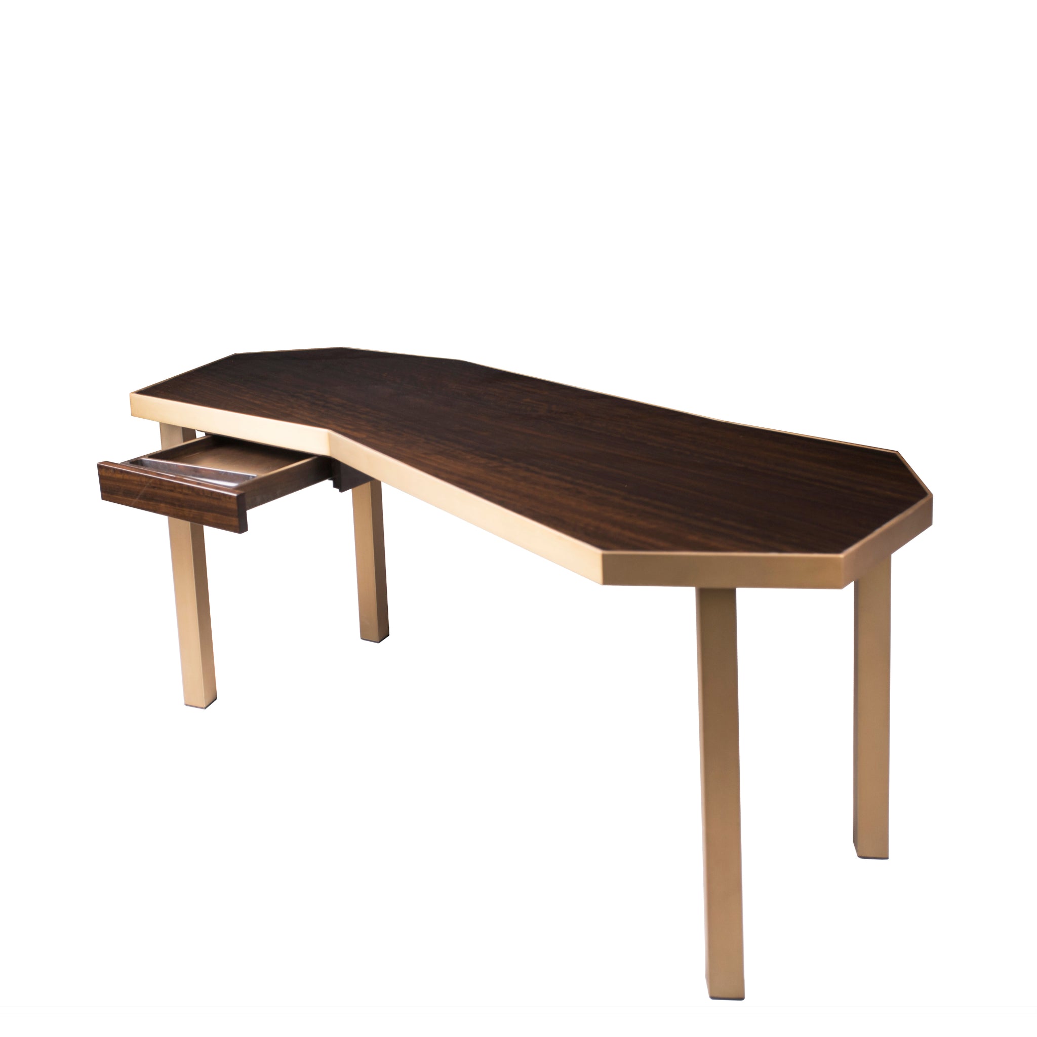 that's living aura smoked eucalyptus desk console tables 
