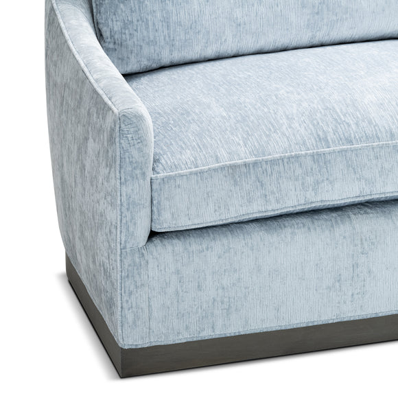vanguard ferrin plinth base sofa loveseats & sofas 