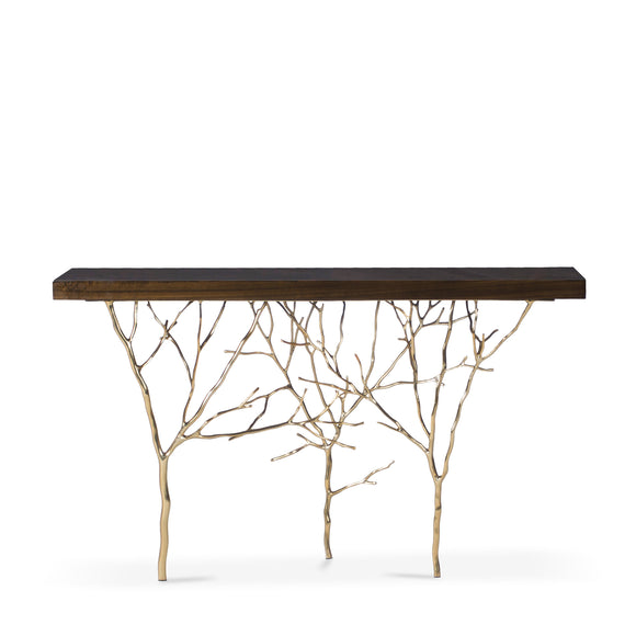 that's living aura recta smoked eucalyptus console console tables 