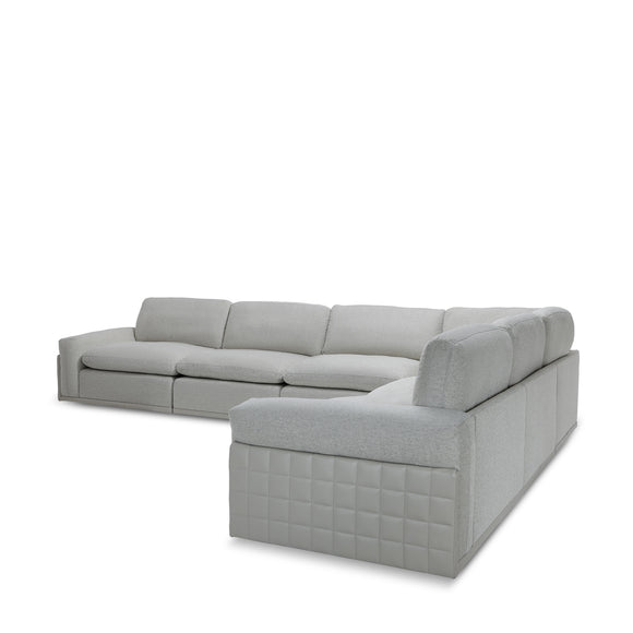 that's living ainsley greige sectional sofa right long lounge set of 6 sectionals 