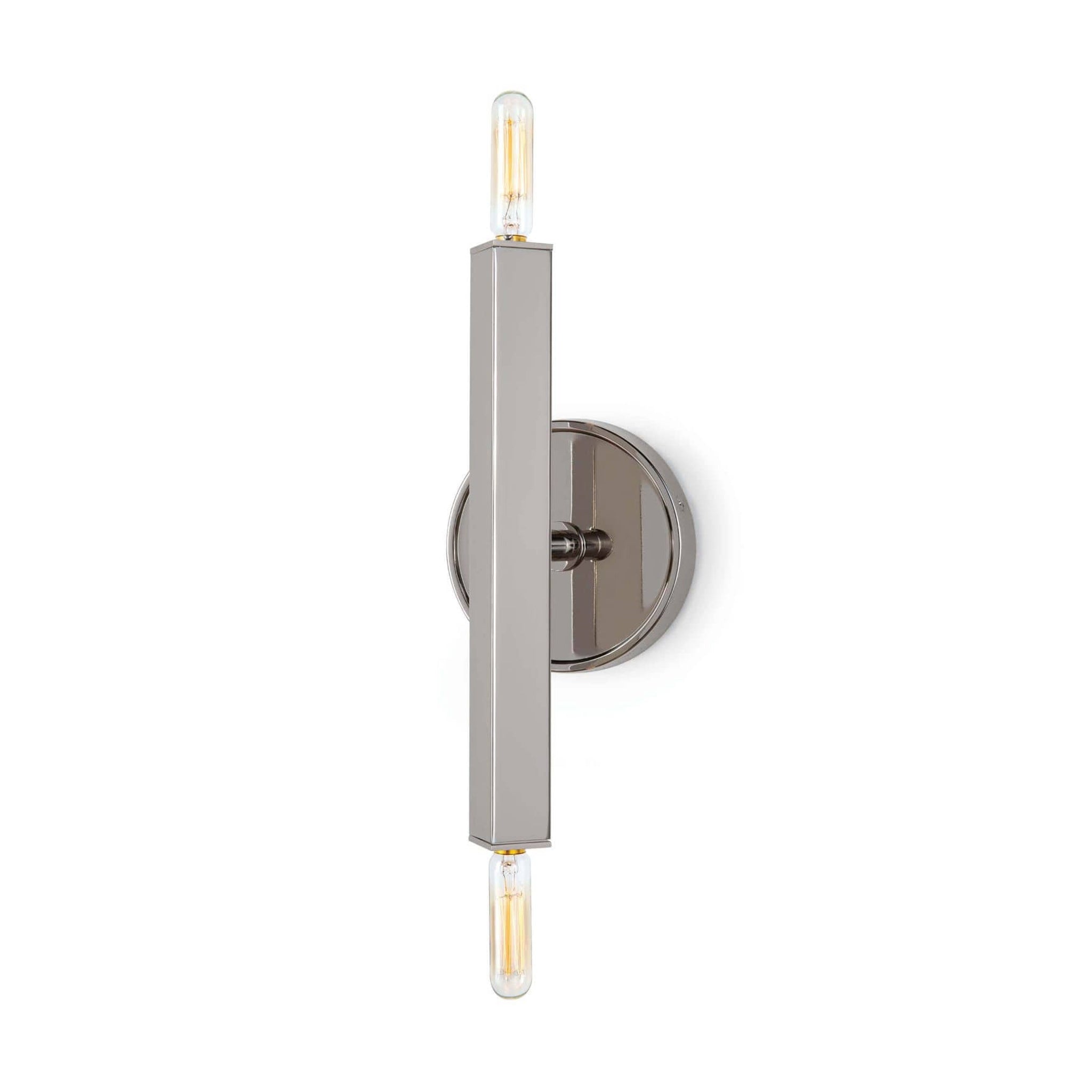 regina andrew viper sconce polished nickel wall sconce 