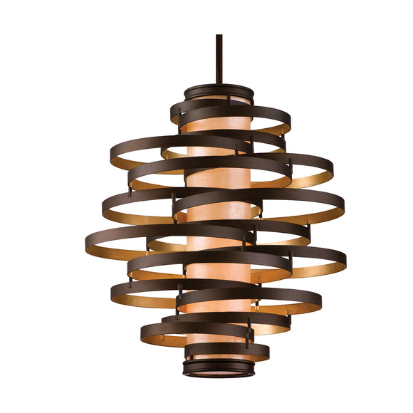 hudson valley vertigo bronze and gold leaf chandeliers 